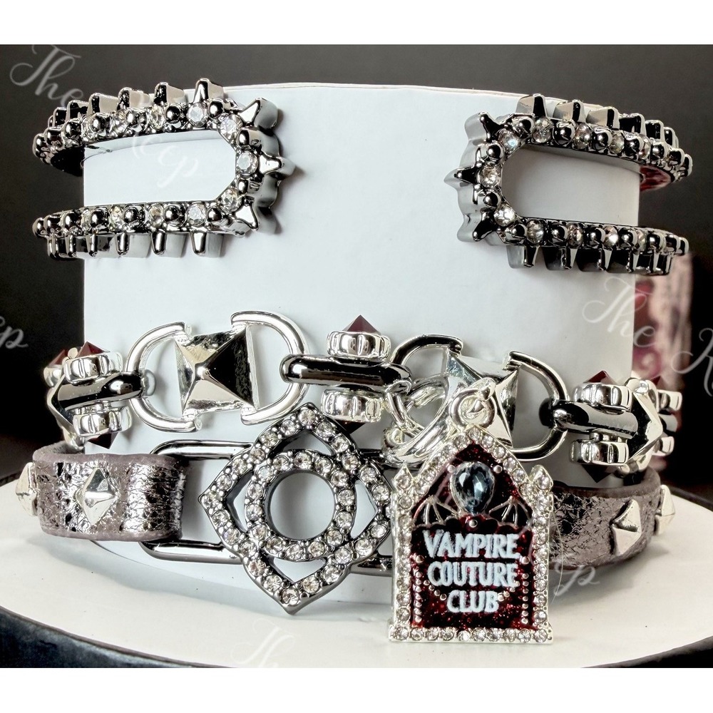 Bomb Party Halloween 26 Stack ST42392 Vampire Couture Club Silver Hematite